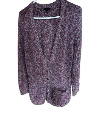 Chunky Fuzzy Knit Sweater Cozy Soft Marled Grandpa Core Oversized Fall Winter